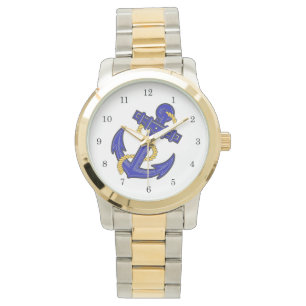 Relógio De Pulso Monitorização de Âncora Azul