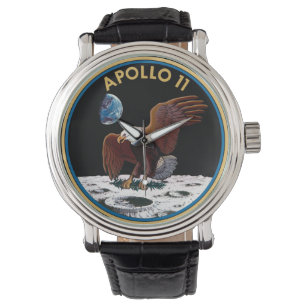 Relógio De Pulso Monitorização do logotipo NASA Apollo 11