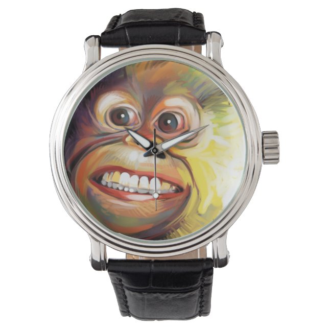 Relógio De Pulso Monkey Face Watch (Frente)