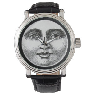 Relógio De Pulso Moon Face