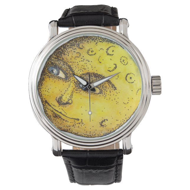 Relógio De Pulso Moon Face Watch (Frente)