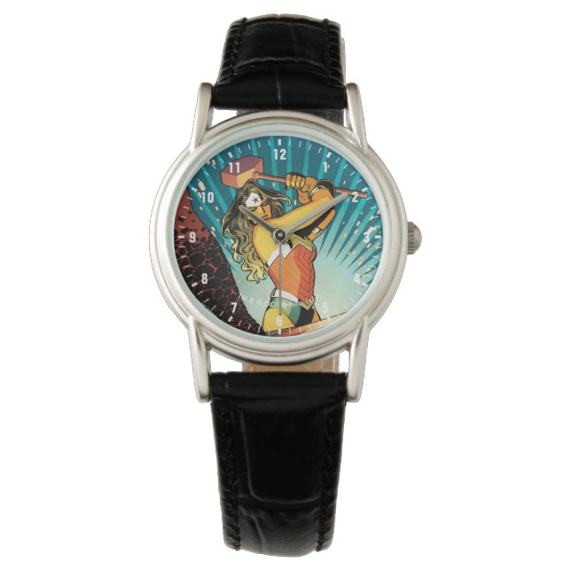 Relógio De Pulso Mulher Maravilha Novo Cobrir 52 Quadrinhos #7 (Frente)