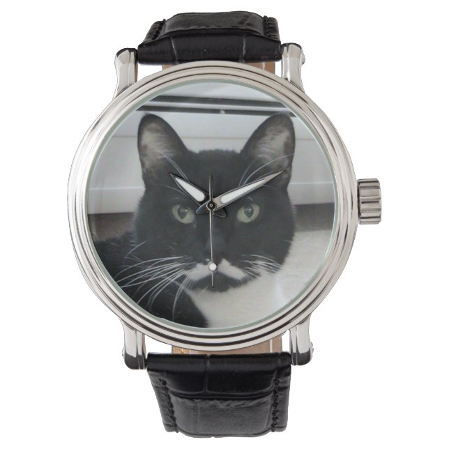 Relógio De Pulso Mustache Cat Watch (Frente)