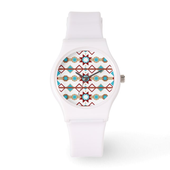 Relógio De Pulso Native American Pattern Watch (Frente)