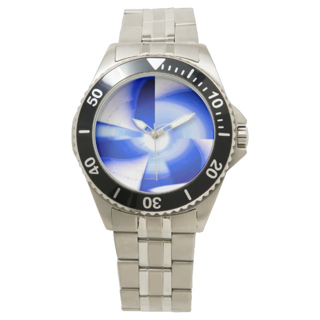 Relógio De Pulso Navegar na moda azul (Frente)