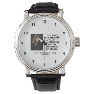 Relógio De Pulso Newton que está nos ombros de Giants