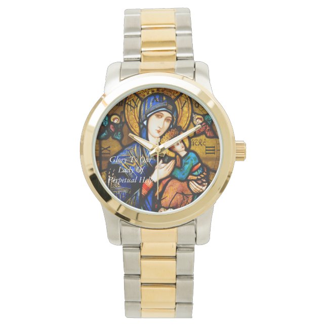 Relógio De Pulso Nossa Senhora de Ajuda Perpétua (Frente)
