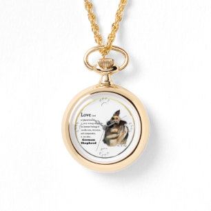 Relógio De Pulso O amor é presentes do german shepherd