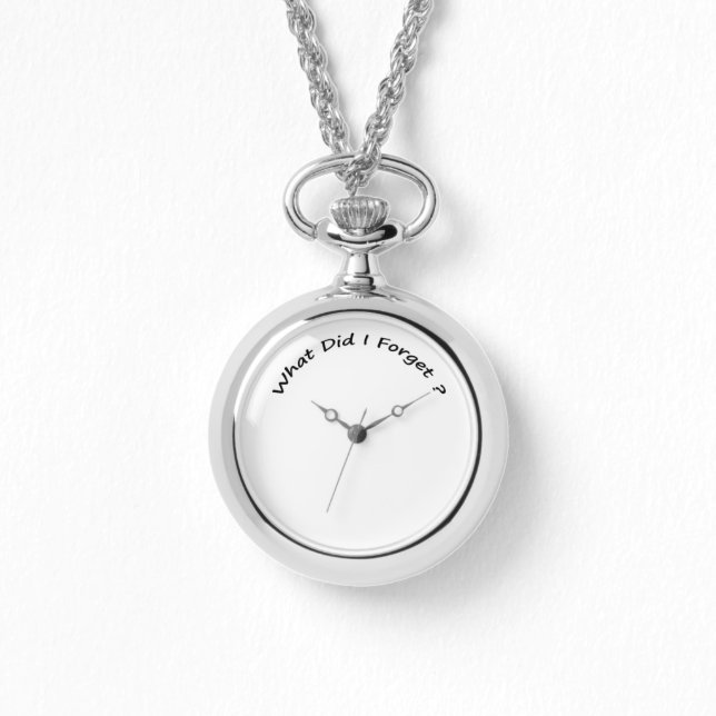 Relógio De Pulso O Que Eu Esqueci? (Frente)