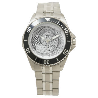 Relógio De Pulso O tempo é um Torre Mobius