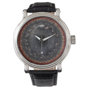 Relógio De Pulso Observable Universe Logarithmic Illustration Watch