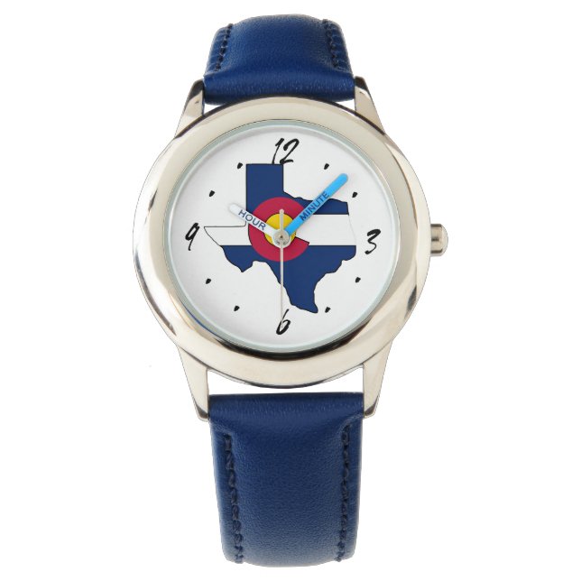 Relógio De Pulso Observador de pulso da bandeira do Texas (Frente)