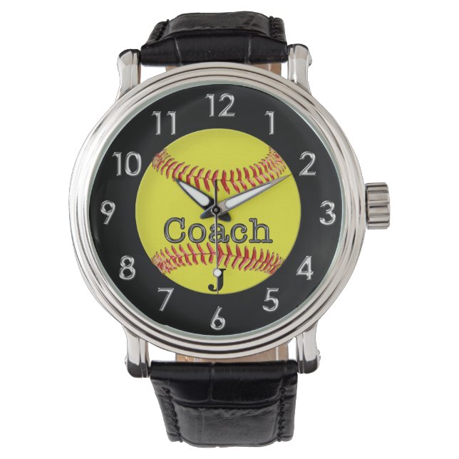 Relógio De Pulso Ofertas de treinador de softball em excelente com  (Frente)