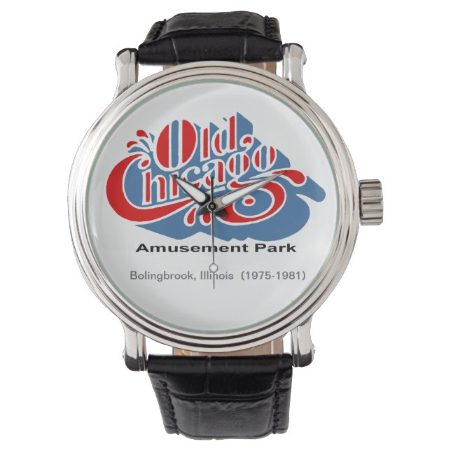 Relógio De Pulso Old Chicago Amusement Park, Bolingbrook, Illinois (Frente)