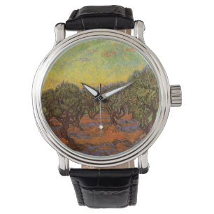 Relógio De Pulso Oliveiral, Céu Laranja por Vincent van Gogh