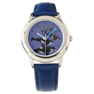 Relógio De Pulso Orca Whale Watch Killer Whale Art Wrist Assista
