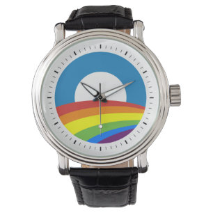 Relógio De Pulso Orgulho gay Rainbow Obama