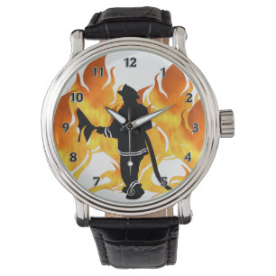 Relógio De Pulso Os sapadores-bombeiros sentem o calor