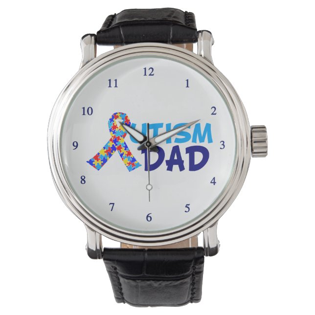 Relógio De Pulso Pai Autismo (Frente)
