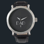 Relógio De Pulso PAI Tipografia Black and White Vintage Watch<br><div class="desc">PAI Tipografia Black and White Vintage Watch</div>