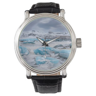 Relógio De Pulso Paisagem de gelo glaciar, Islândia