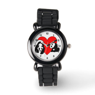 Relógio De Pulso Panda Bear Love