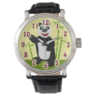 Relógio De Pulso Panda Feliz e Bonita