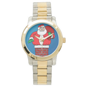 Relógio De Pulso Papai noel colado (o personalize!)