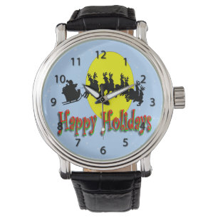 Relógio De Pulso Papai noel Sleigh Watch