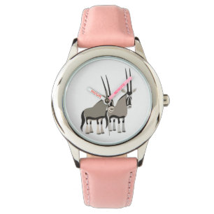Relógio De Pulso Par bonito de Cartoon Oryxes Watch