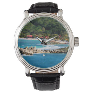 Relógio De Pulso Paraíso tranquilo Labadee Haiti da ilha