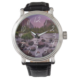 Relógio De Pulso Parque nacional de Yosemite no crepúsculo