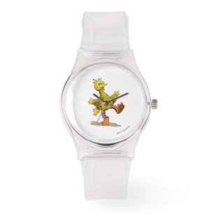 Relógio De Pulso Pássaro Grande de Arte Retroativa