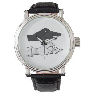 Relógio De Pulso Pato Silhouette Mão