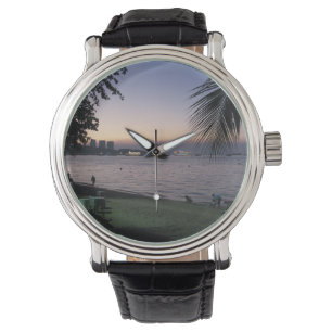 Relógio De Pulso Pattaya Beach Sunset... Chonburi, Tailândia