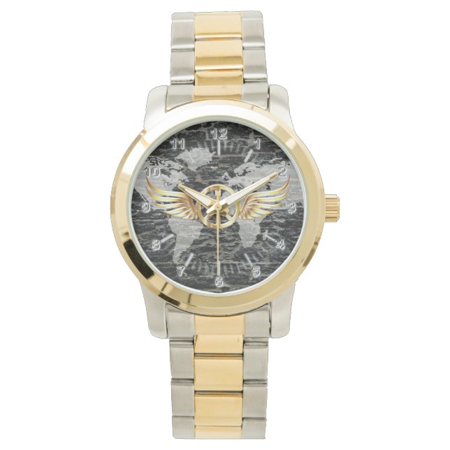 Relógio De Pulso Paz mundial (Frente)