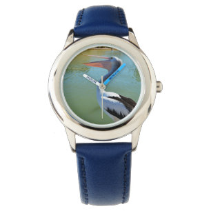Relógio De Pulso Pelican Cantando Uma Música,