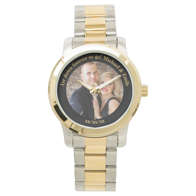 Relógio De Pulso Personalidade invulgar de Aniversário de Casamento (Frente)