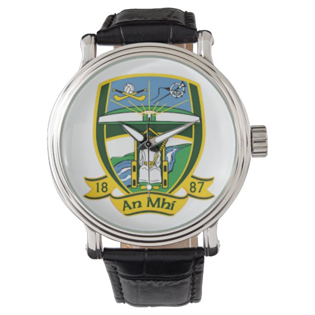 Relógio De Pulso Personalizada Irish County Men's Watches Co.Meath. (Frente)