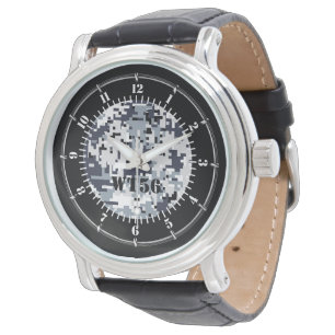 Relógio De Pulso Personalized Urban Grey Digital Camouflage Watch