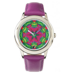 Relógio De Pulso Petals Kaleidoscope Watch