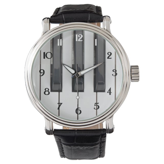Relógio De Pulso Piano Keys Watch (Frente)