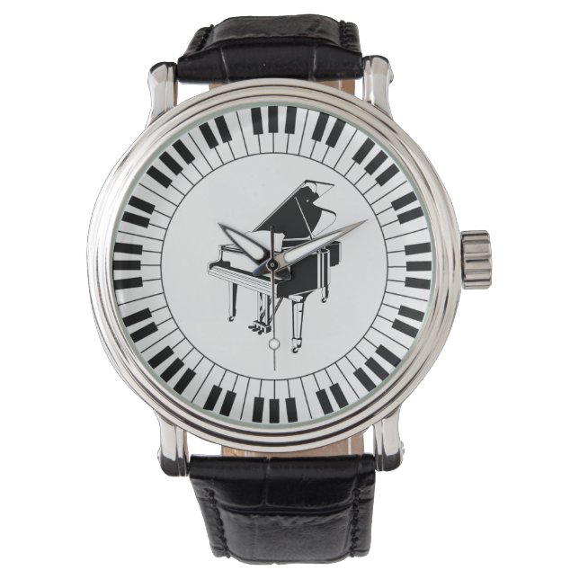Relógio De Pulso Piano Watch (Frente)