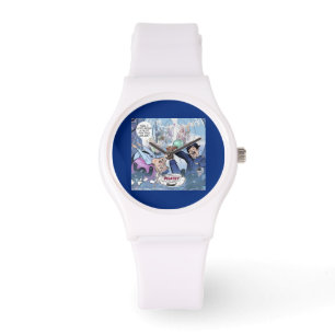Relógio De Pulso Pilotos Pilots Airlines Womens Comic Watch