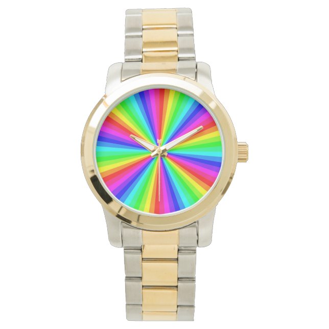 RELÓGIO DE PULSO PINWHEEL RAINBOW (Frente)