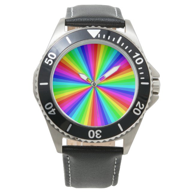 RELÓGIO DE PULSO PINWHEEL RAINBOW (Frente)