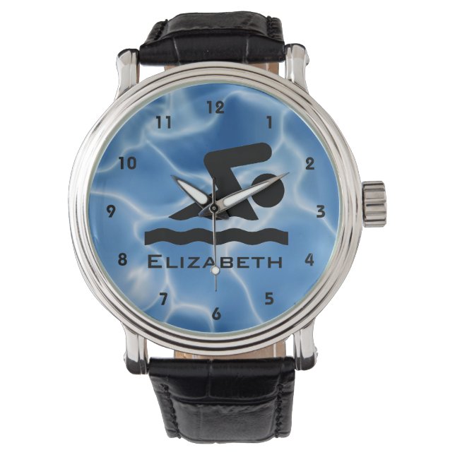 Relógio De Pulso Piscando na Design (Frente)