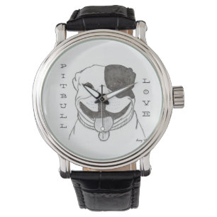 Relógio De Pulso Pitbull Love Watch