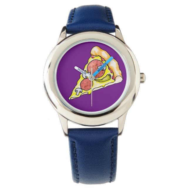 Relógio De Pulso Pizza (Frente)