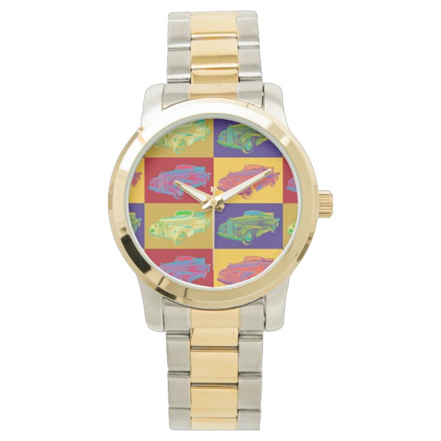 Relógio De Pulso Pop Colorida 1938 (Frente)